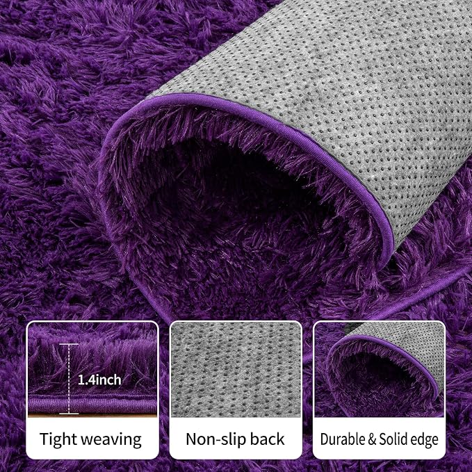 Rug for Living Room Bedroom, 5x7 Area Rugs for Living Room, Ultra Soft Modern - Image 5