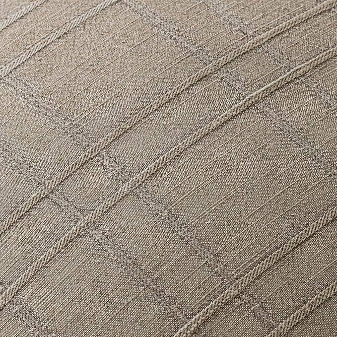 MIULEE Decorative Linen Check Throw Pillow Covers Neutral Farmhouse Vintage - Image 2