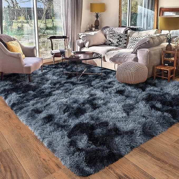 Rugs for Living Room 9x12, Soft Shaggy Modern Shag Area Rug for Bedroom - Image 2