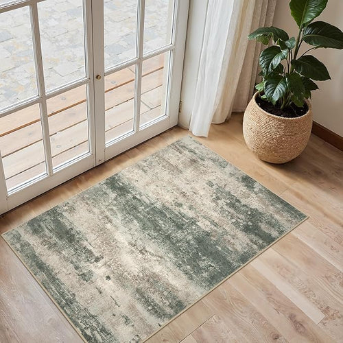 2x3 Rugs for Entryway Entrance Kitchen Bathroom, Machine Washable Modern - Image 2