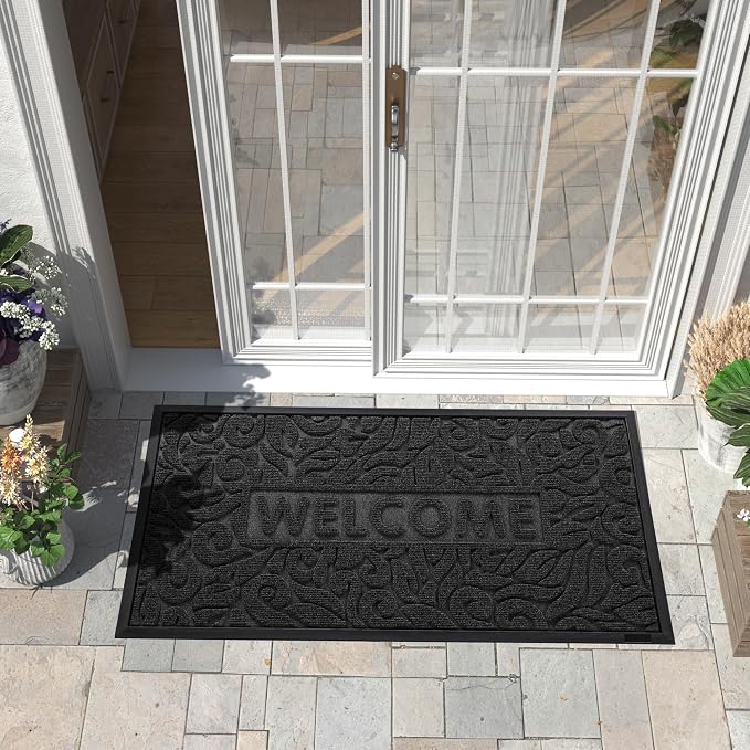 Yimobra Large Welcome Mat 47x24, Waterproof Non-Slip Outdoor Mats - Image 6
