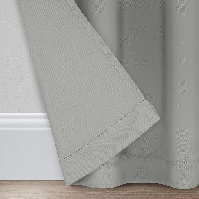 ECLIPSE Blackout Curtains for Bedroom-Darrell 37" x 84" Insulated Darkening - Image 4