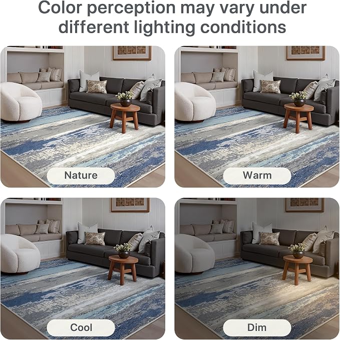 GENIMO 2X5 Washable Modern Runner Rug - Image 8
