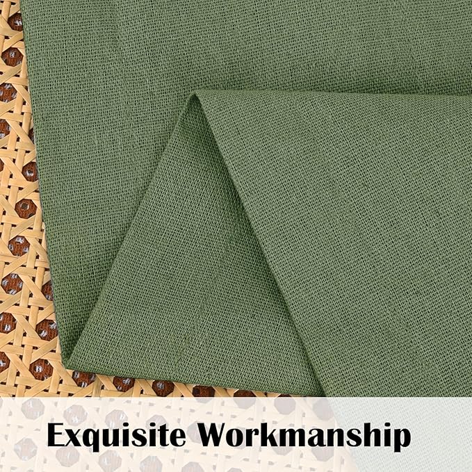 FRAMICS Farmhouse Cotton Linen Curtains - Image 6
