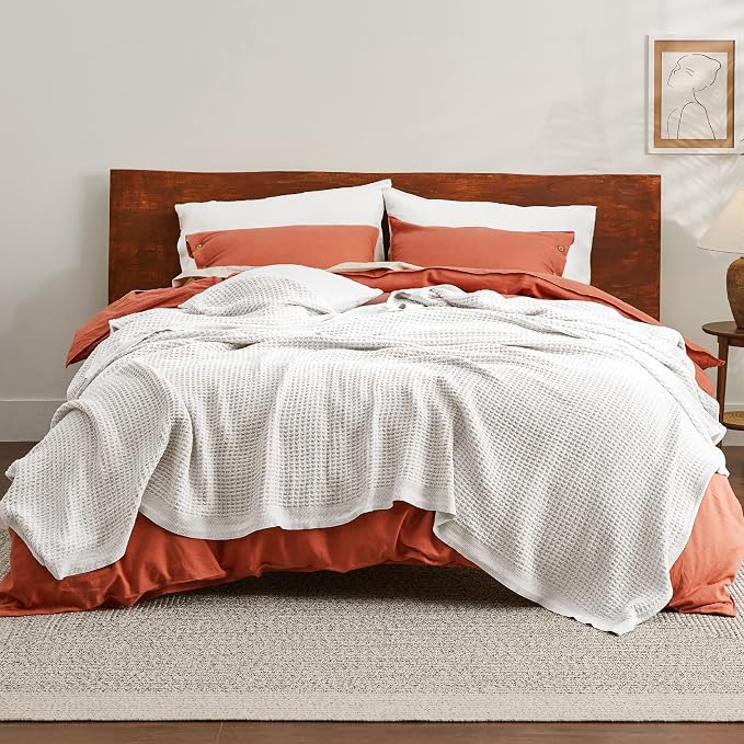 Bedsure Gentlesoft 100% Cotton Blanket King Size - Image 9