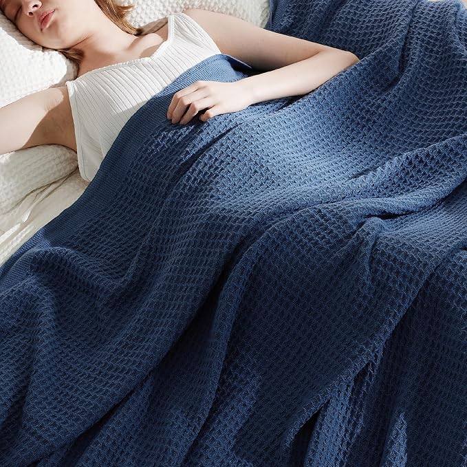 Bedsure Gentlesoft 100% Cotton Big Blanket Oversized King - Image 3