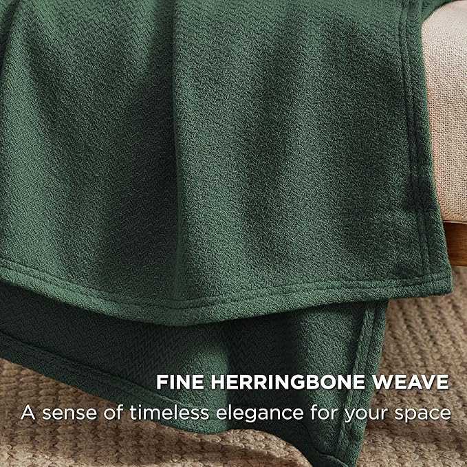 Bedsure GentleSoft 100% Cotton Blanket Twin XL Size - Image 3