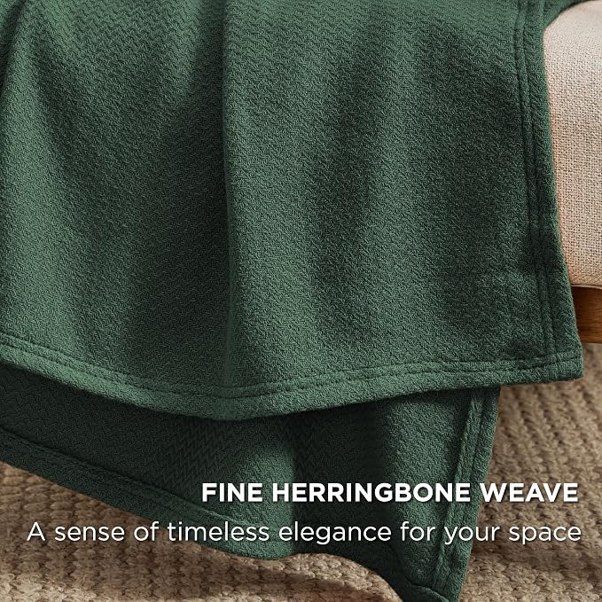 Bedsure GentleSoft 100% Cotton Large Throw Blanket - Image 6