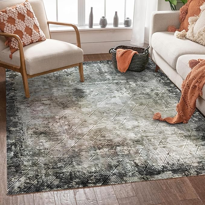 YARNSCAPE 4' x 6' Washable Area Rug - Image 2
