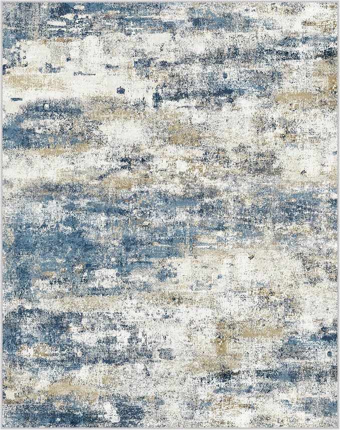 Area Rugs 5x8 for Living Room Bedroom, Modern Abstract Machine Washable Rug - Image 5
