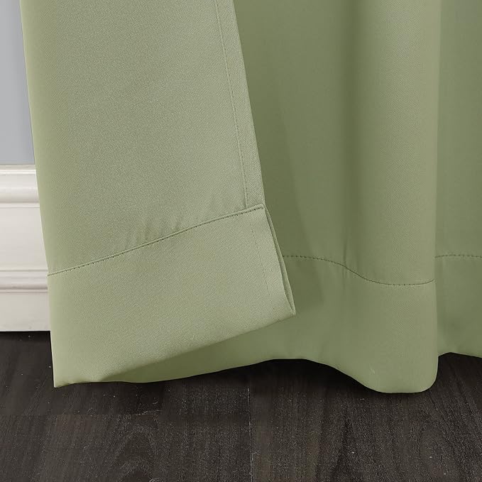 Sun Zero Easton Extra-Wide Blackout Grommet Sliding Patio Door Curtain Panel - Image 3