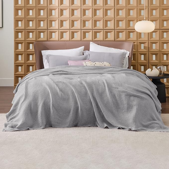 Bedsure Gentlesoft 100% Cotton Blanket King Size - Image 3