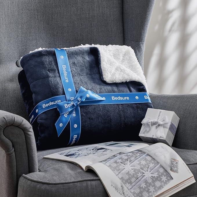 Bedsure GentleSoft Sherpa Fleece Throw Blanket - Image 7