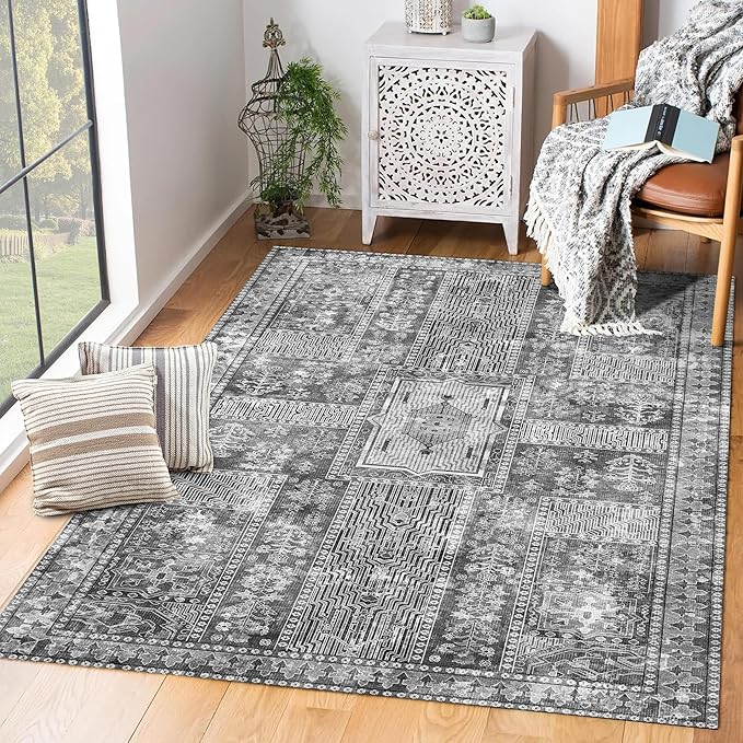 YARNSCAPE Vintage 3' x 5 ' Washable Area Rug - Image 5