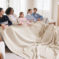 Bedsure Gentlesoft 100% Cotton Big Blanket Oversized King by BEDSURE