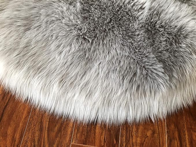 Free Shape Luxury Soft Fluffy Shag Area Rug Decto 10 Pelts 6'x10', 180x300cm - Image 7