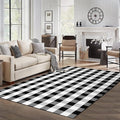 IOHOUZE Buffalo Plaid Rug 5x8 Ft Indoor Outdoor Rug, Washable Rugs by iOhouze