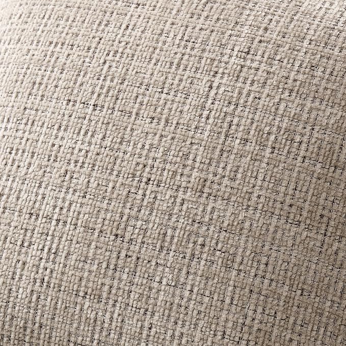 ZeeMart Fine-Textured Lumbar Throw Pillow Covers Set of 2, 12x20 Inch Latte - Image 4