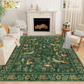 DUKINO 9x12 Rug, Washable Animal Living Room Rug by DUKINO