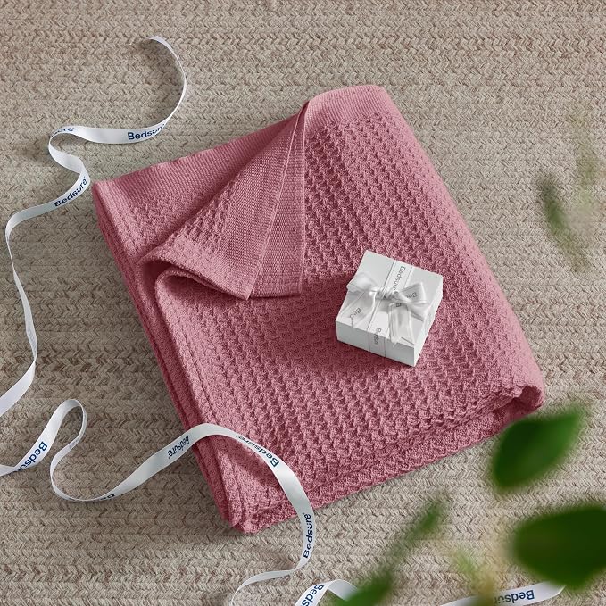 Bedsure Gentlesoft 100% Cotton Blanket Twin XL Size - Image 5
