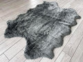 Free Shape Luxury Soft Fluffy Shag Area Rug Single Quarto 4 Pelts 4'x6' by LAMBZYRUGS