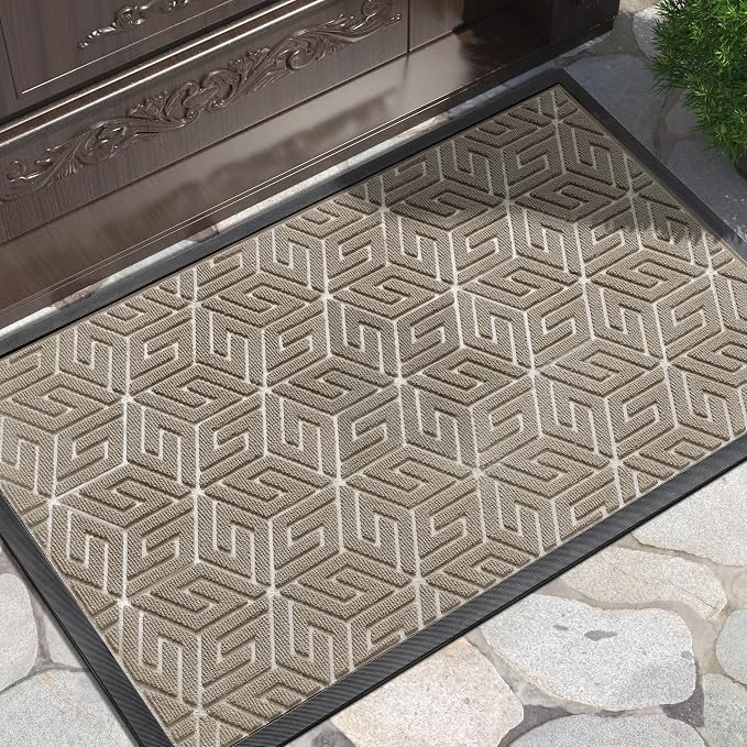 Yimobra Large Door Mat 36x24, All-Weather Waterproof Outdoor Mats by Yimobra