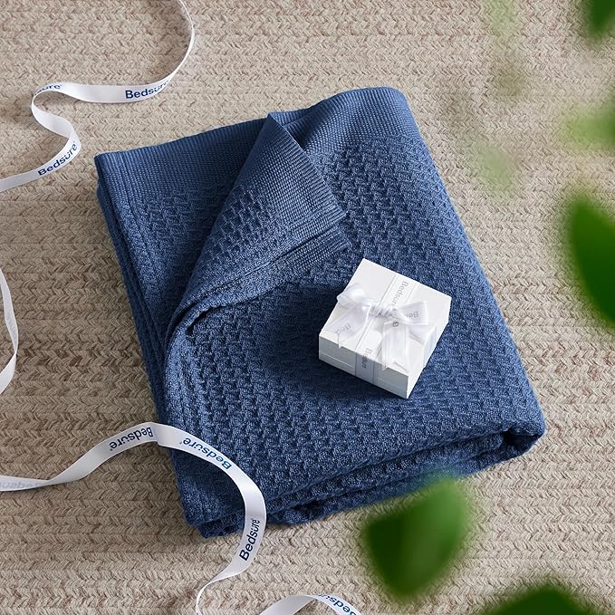 Bedsure Gentlesoft 100% Cotton Blanket King Size - Image 5