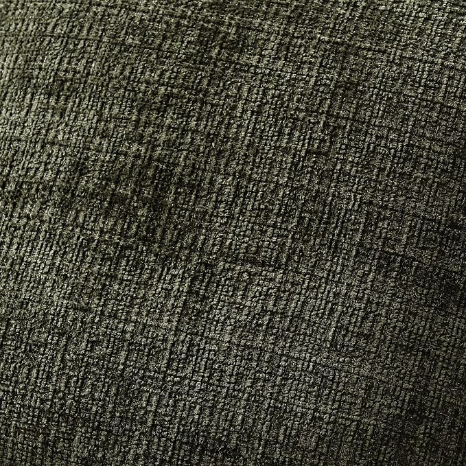 ZeeMart Fine-Textured Lumbar Throw Pillow Covers Set of 2, 12x20 Inch Olive - Image 4
