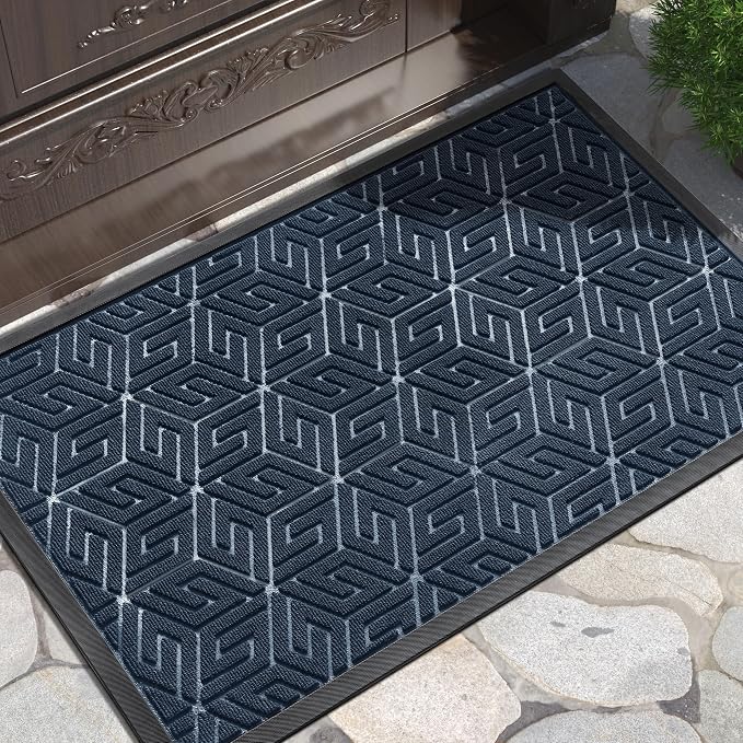 Yimobra Doormat Outdoor Entrance 29.5x17, All-Weather Waterproof Outdoor Mats by Yimobra