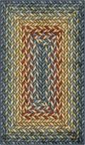 Maples Rugs Marion Bohemian Braided-Style Print Area Rug – Made in USA – by MaplesRugs