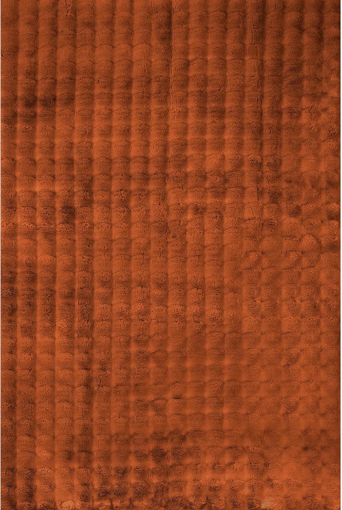 nuLOOM Jeni Brick, Solid Faux Rabbit, Fluffy and Cozy, High Traffic, Stain - Image 4