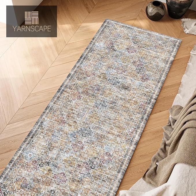 YARNSCAPE 2'6'' x 8' Washable Area Rug - Image 3