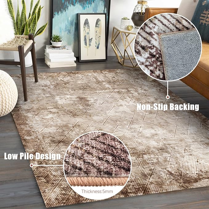 YARNSCAPE 9' x 12' Washable Area Rug - Image 6