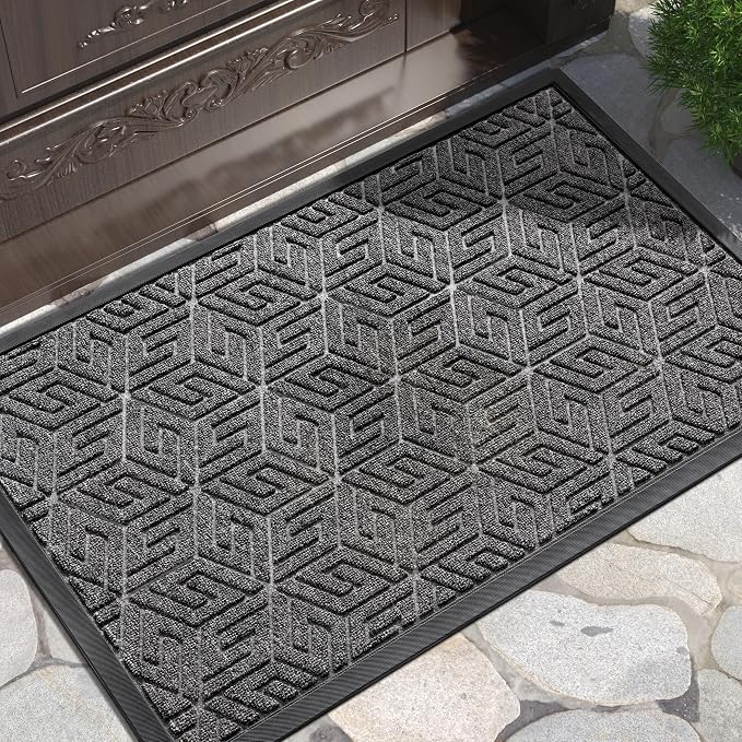 Yimobra Large Door Mat 36x24, All-Weather Waterproof Outdoor Mats by Yimobra