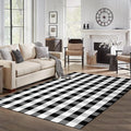 IOHOUZE Buffalo Plaid Rug 5x7 Ft Indoor Outdoor Rug, Washable Rugs by iOhouze