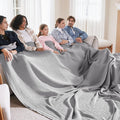 Bedsure Gentlesoft 100% Cotton Big Blanket Oversized King by BEDSURE