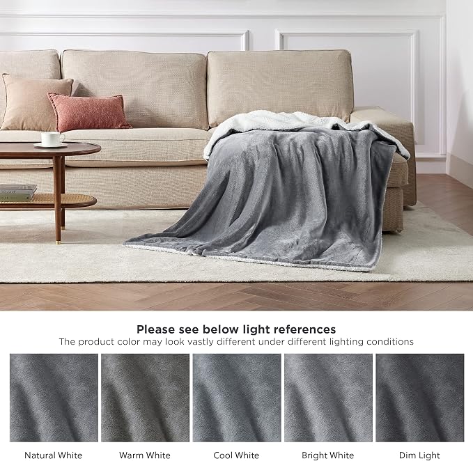 Bedsure GentleSoft Sherpa Fleece Twin Blanket - Image 9