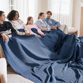 Bedsure Gentlesoft 100% Cotton Big Blanket Oversized King by BEDSURE