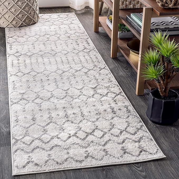JONATHAN Y MOH101B-216 Moroccan HYPE Boho Vintage Diamond 2 ft. x 16 ft by JONATHANY
