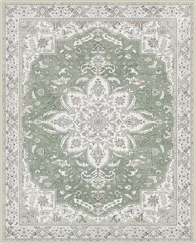 GENIMO 8X10 Washable Vintage Area Rugs - Image 9