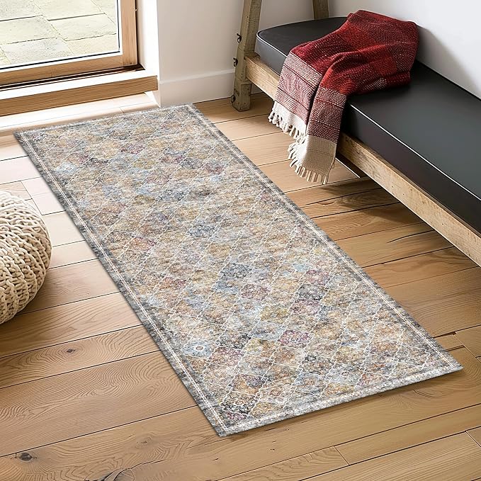 YARNSCAPE 2'6'' x 8' Washable Area Rug by YARNSCAPE