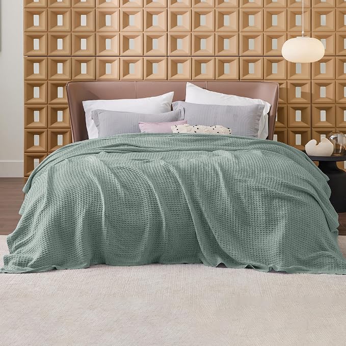 Bedsure Gentlesoft 100% Cotton Blanket King Size - Image 3