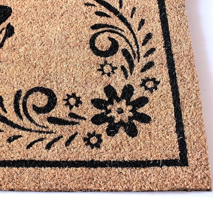 LuxUrux Welcome Mats Outdoor Coco Coir Doormat, - Image 3