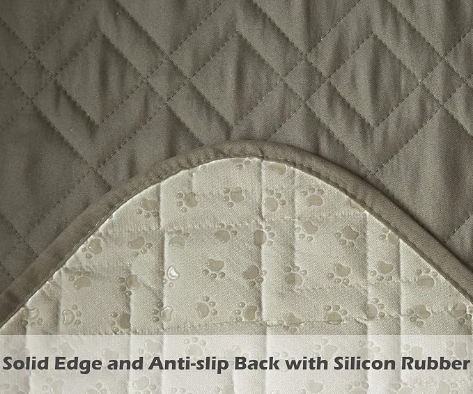 Ameritex Couch Sofa Slipcover 100% Waterproof Nonslip Quilted Furniture - Image 5