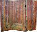 Red Lantern Double Sided Works of Klimt Room Divider by RedLantern
