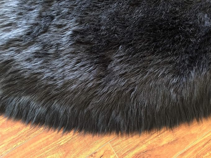 Free Shape Luxury Soft Fluffy Shag Area Rug Decto 10 Pelts 6'x10', 180x300cm - Image 6