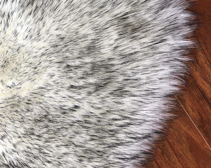 Free Shape Luxury Soft Fluffy Shag Area Rug Octo 8 Pelts 6'x8', 180x240 cm - Image 6