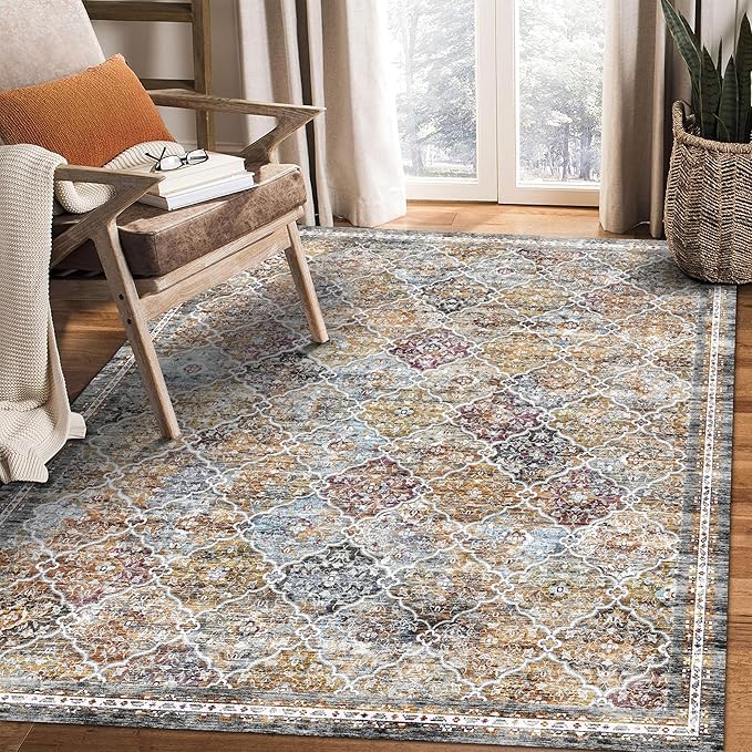 YARNSCAPE 8' x 10' Washable Area Rug by YARNSCAPE