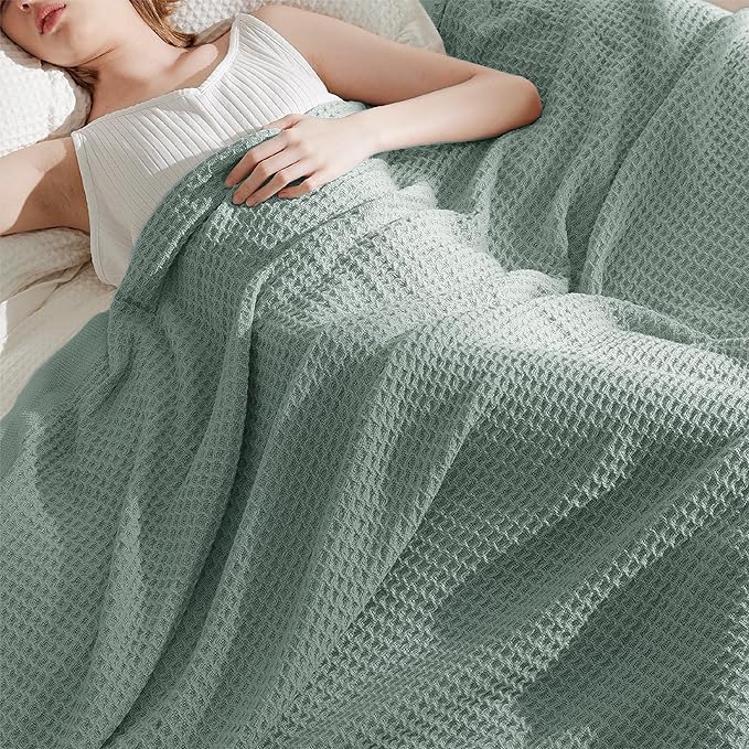 Bedsure Gentlesoft 100% Cotton Blanket Twin XL Size - Image 2