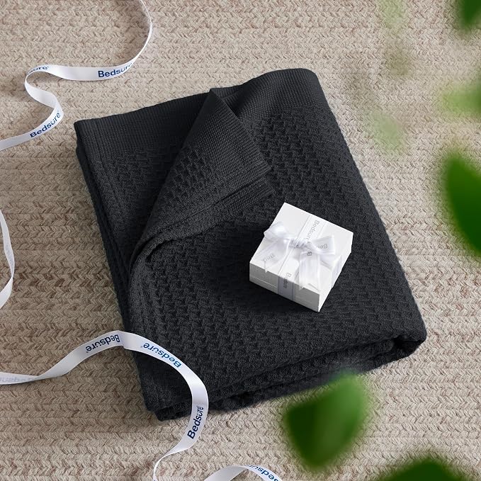 Bedsure Gentlesoft 100% Cotton Throw Blanket - Image 5